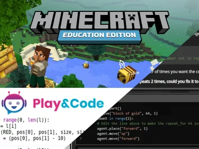 Kinder lernen Python zu programmieren bei Play&Code